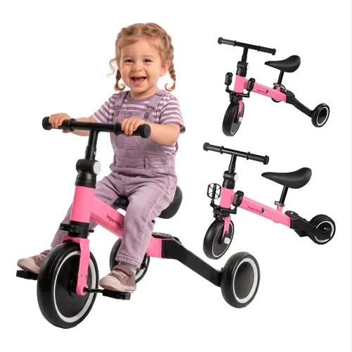 TRICICLO 3 EN 1 ROSADO