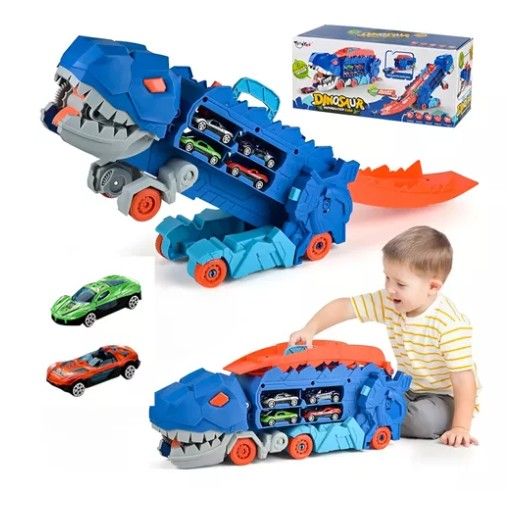 Camion dinosaurios come carritos