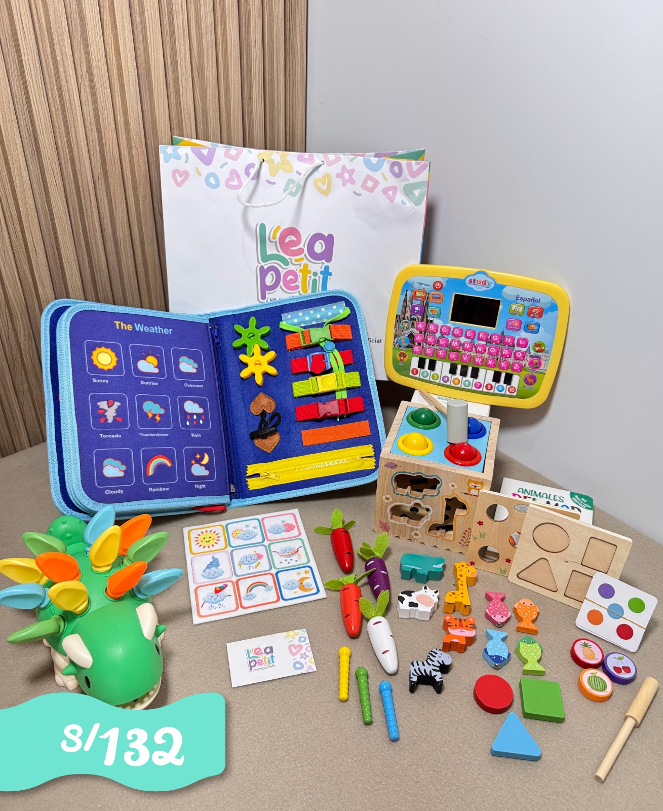 KIT DE ESTIMULACIÓN DINO 18 MESES A +