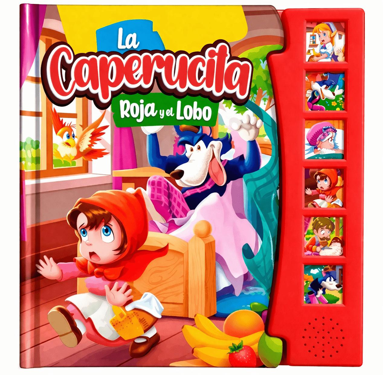 LIBRO AUDIOCUENTO COTTBELL LA CAPERUCITA ROJA Y EL LOBO