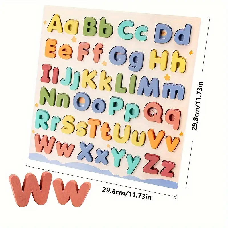 ROMPECABEZA CON RELIEVE ABC MINUS.MAYUS. COLORIDO