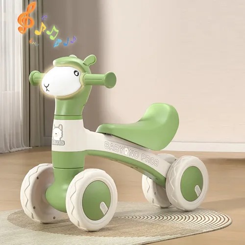 TRICICLO VERDE C BEIGE  LLAMITA