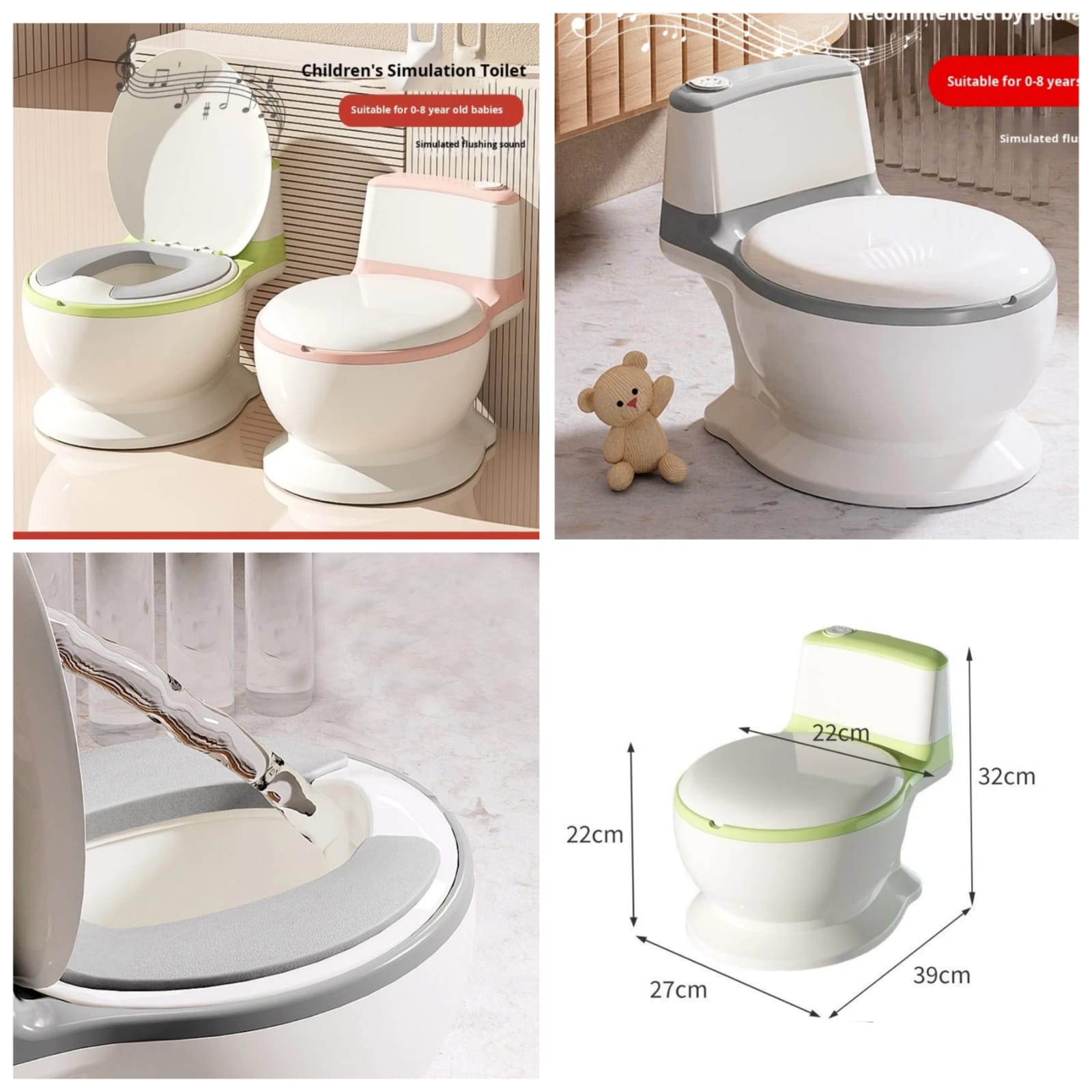 INODORO  BACIN PARA NIÑOS MUSICAL