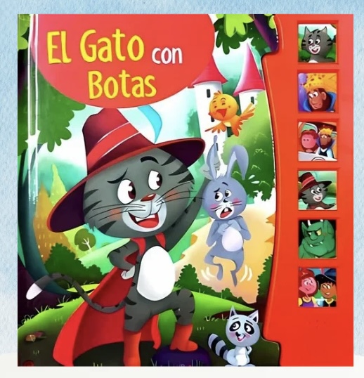 LIBRO AUDIOCUENTO GATO CON BOTAS