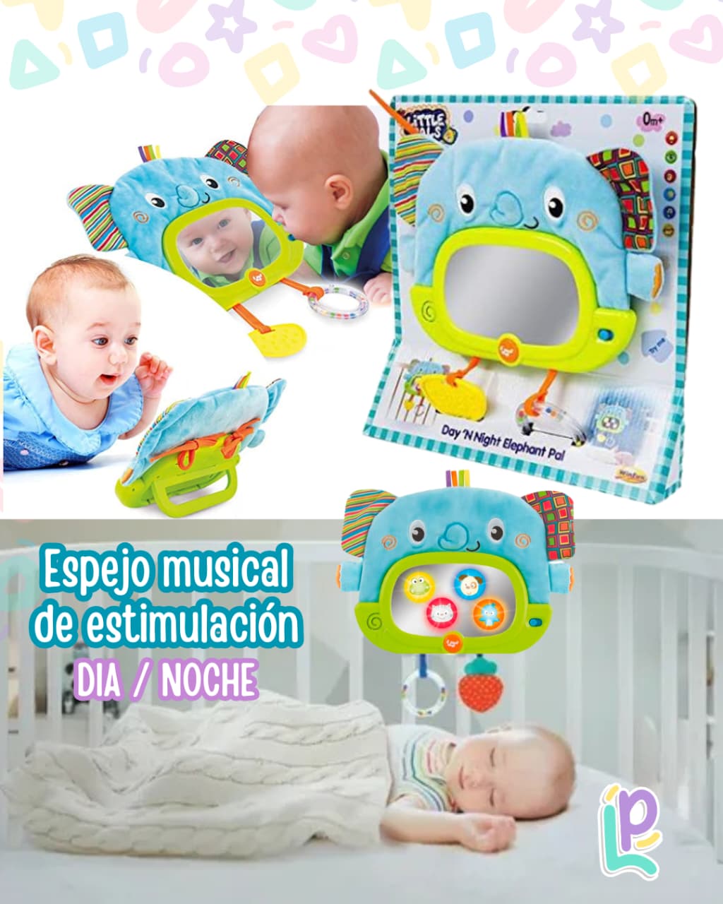ESPEJO MUSICAL ELEFANTE