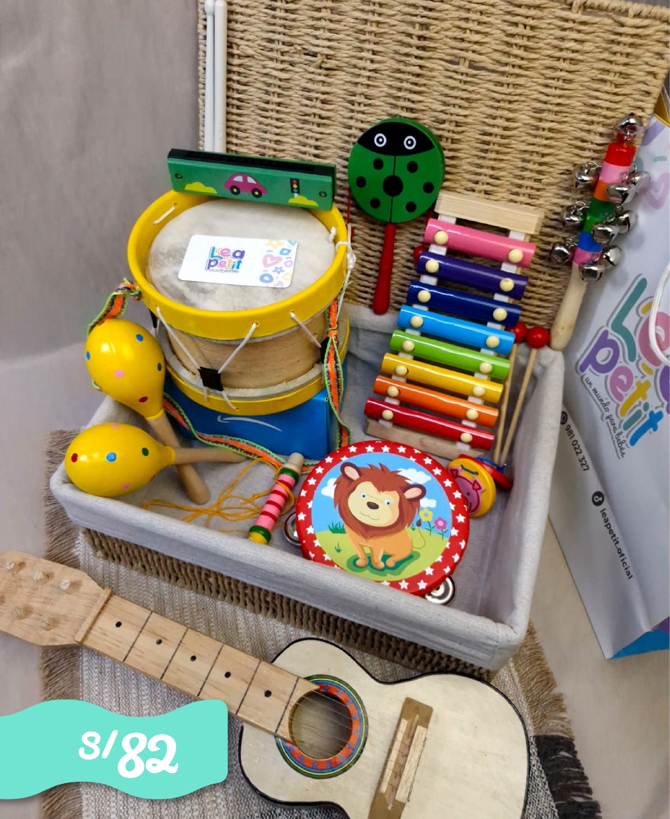 KIT DE ESTIMULACIÓN MUSICAL 6 MESES A +