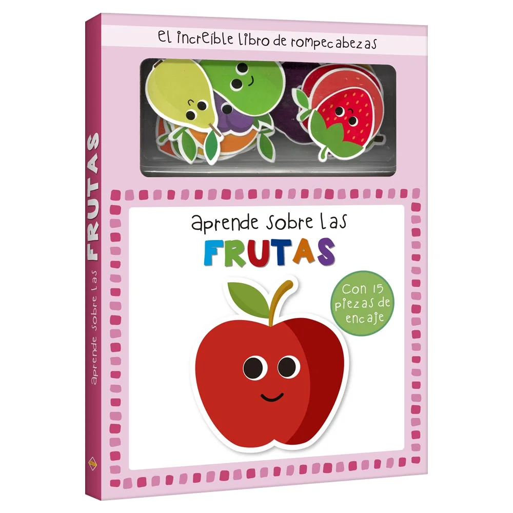 LIBRO DE ROMPECABEZAS APRENDE SOBRE LAS FRUTAS
