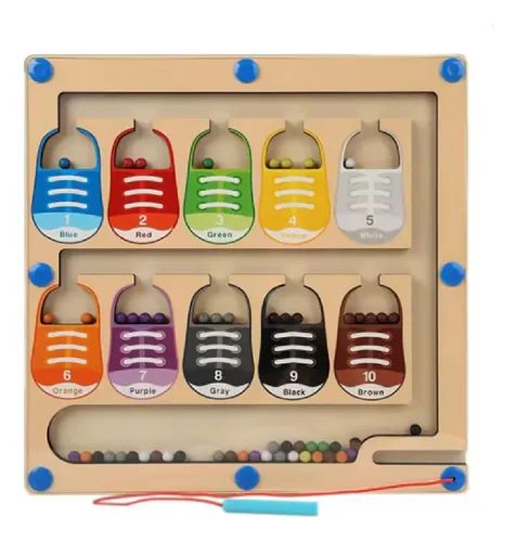 TABLERO MAGNETICO ANIMALES DE NUMEROS Y COLORES