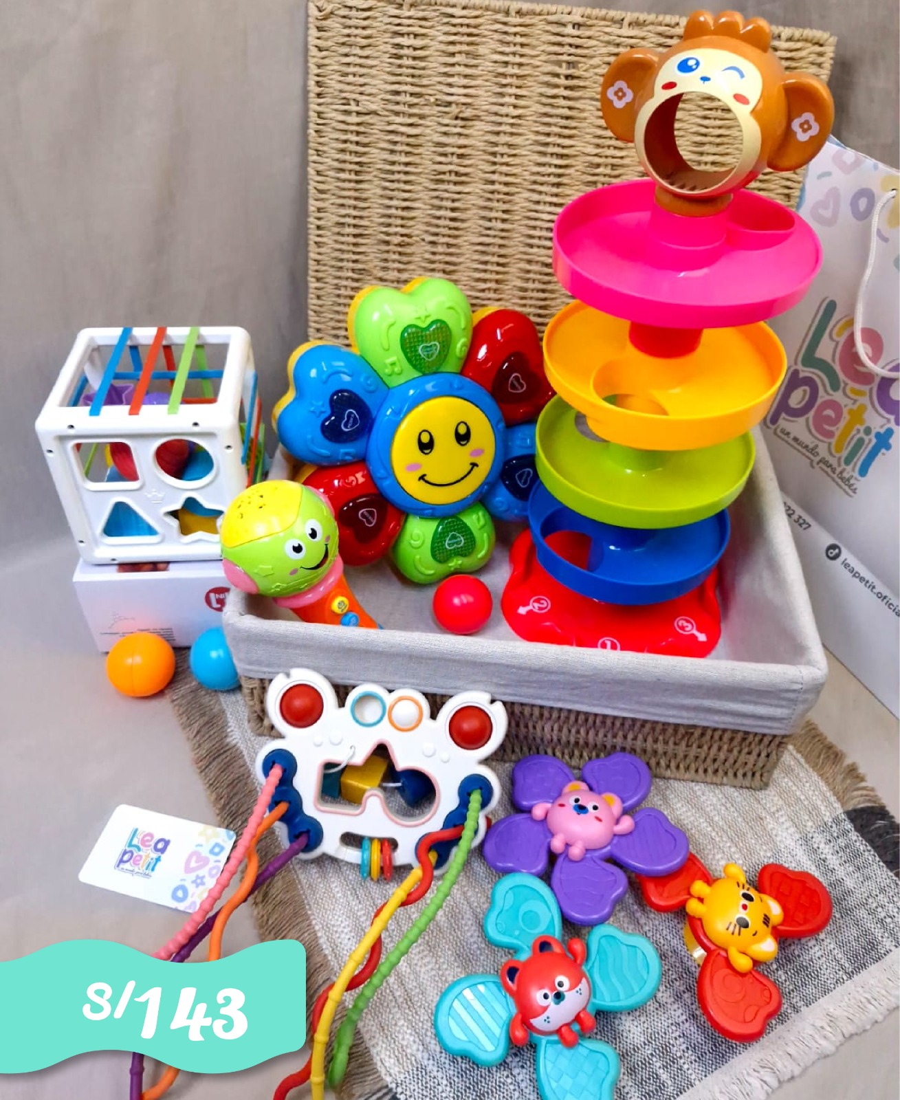 KIT DE ESTIMULACIÓN MONITO 6 MESES A +