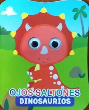 CUENTO TROQUELADO OJOS SALTONES DINOSAURIOS
