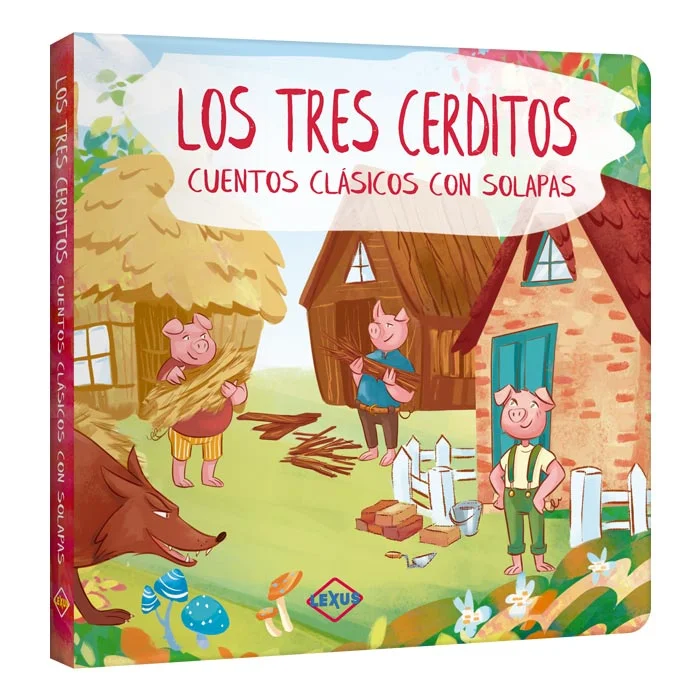 CUENTOS CLASICOS C SOLAPAS LOS TRES CERDITOS