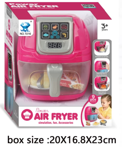 FREIDORA DE AIRE ROSADA