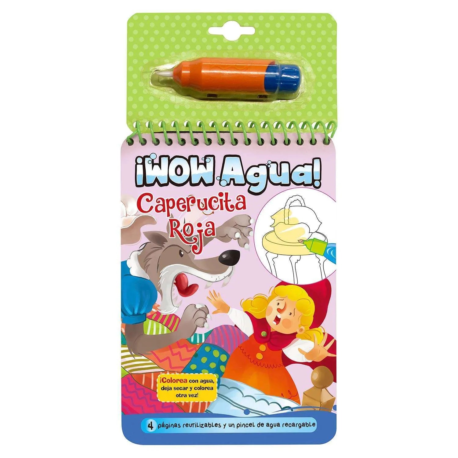 LIBRO ¡WOW AGUA! CAPERUCITA ROJA