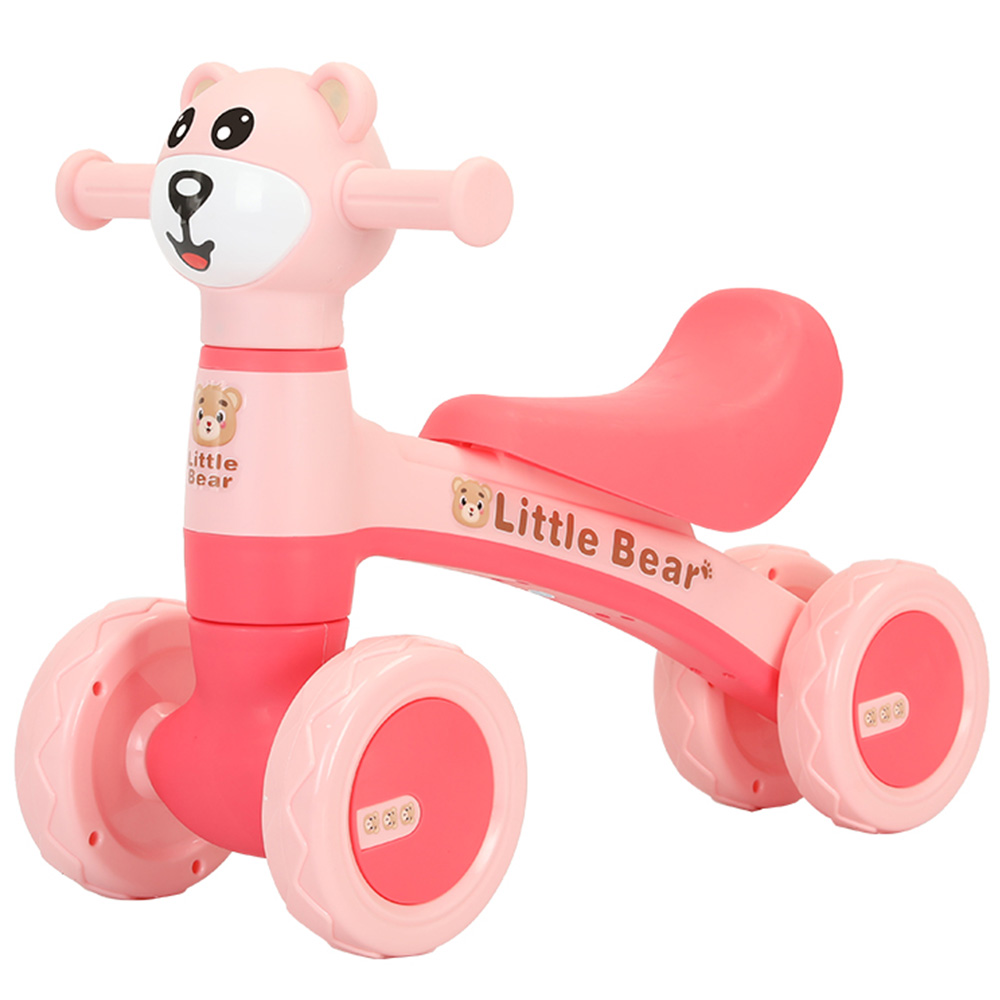 CORREPASILLO  TRICICLO DE EQUILIBRIO OSO ROSADO