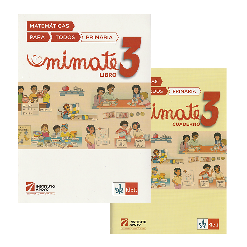 MI MATE 3 PRIMARIA (Libro + Cuaderno) - EDITORIAL INSTITUTO APOYO