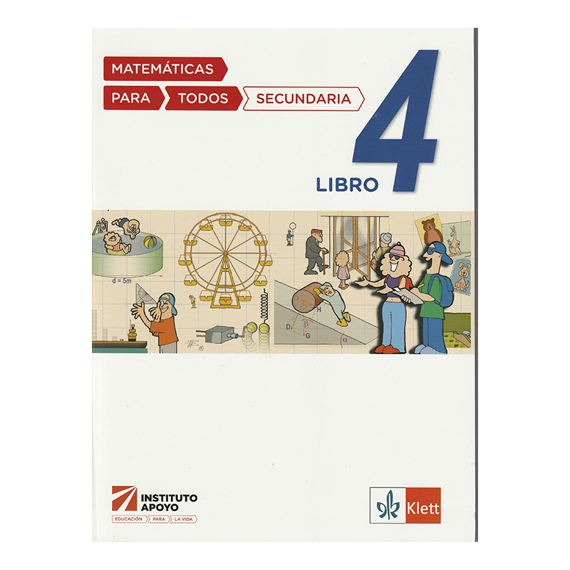 MATEMATICA 4 SECUNDARIA (Libro) - EDITORIAL INSTITUTO APOYO