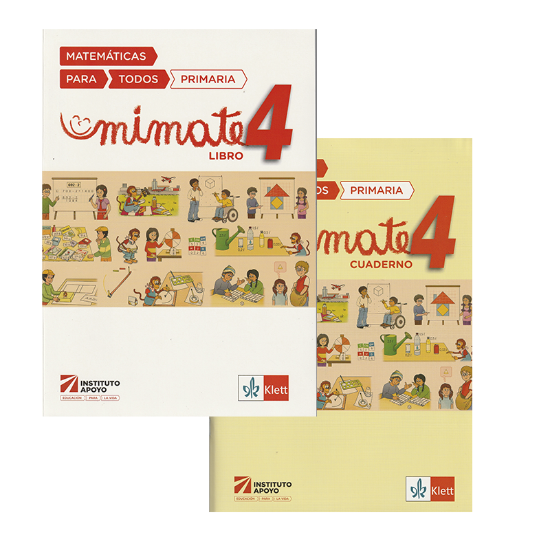 MI MATE 4 PRIMARIA (Libro + Cuaderno) - EDITORIAL INSTITUTO APOYO