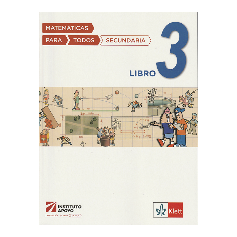 MATEMATICA 3 SECUNDARIA (Libro) - EDITORIAL INSTITUTO APOYO