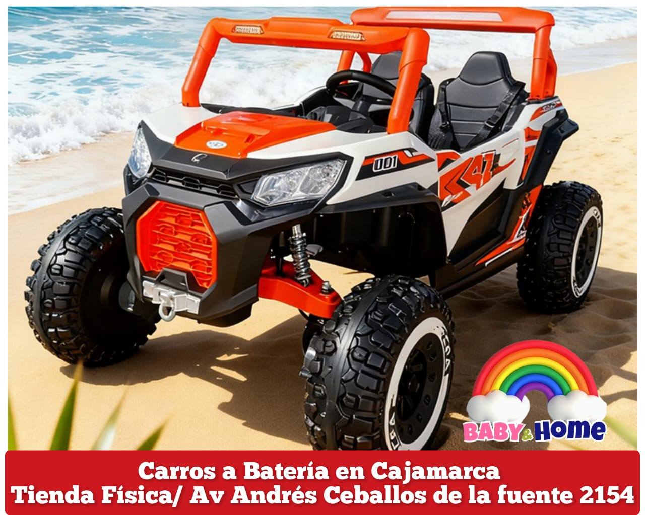 CARRO A BATERIA Y CONTROL MODELO ARENERO PRO