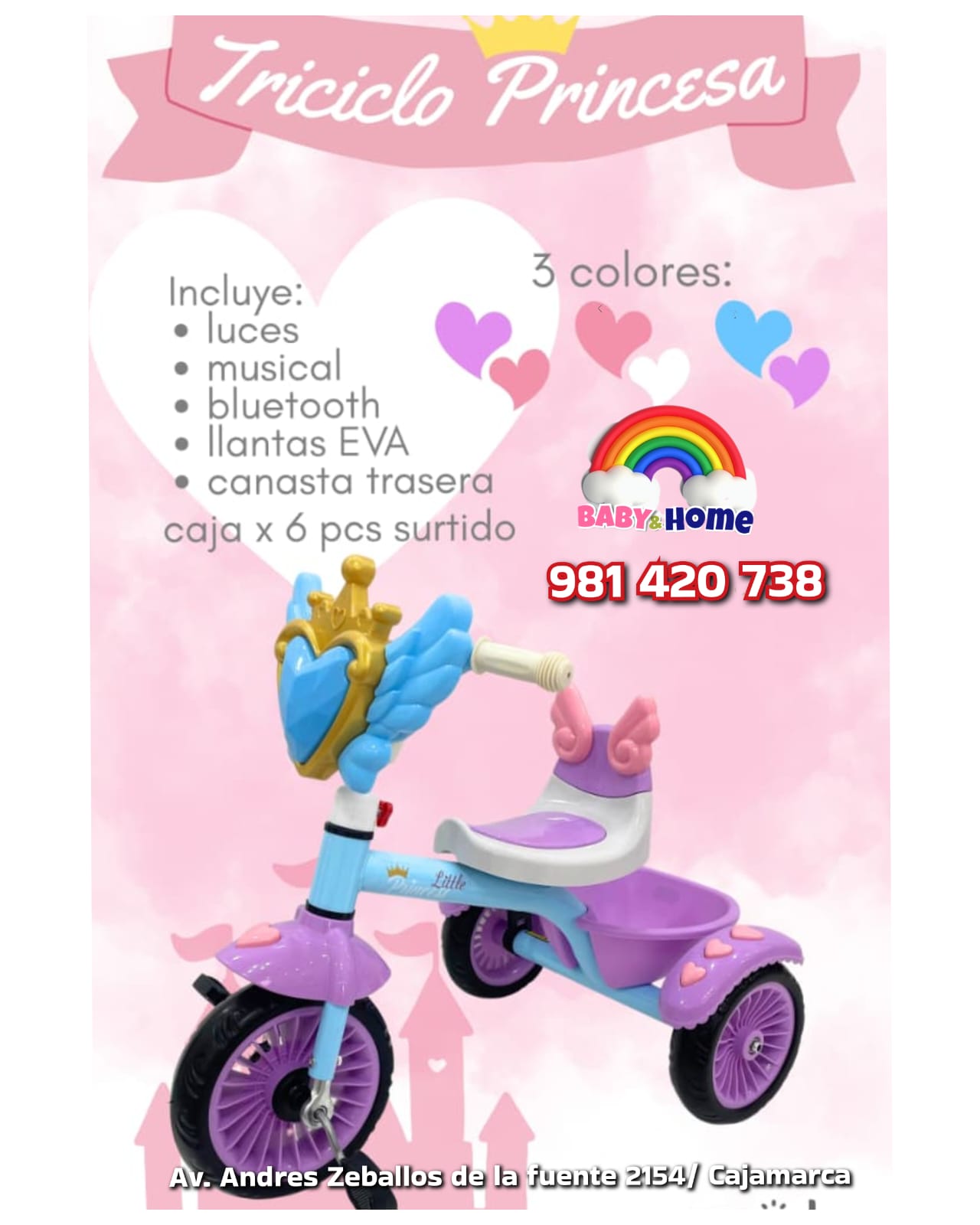 TRICICLO PRINCESA