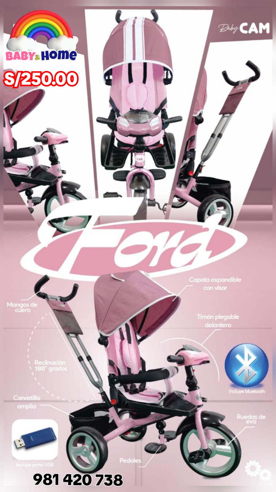 TRICICLO EVOTIVO FORD