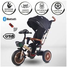 TRICICLO EVOLUTIVO USB/ 5 EN 1 GOLDEN CON CONTROL