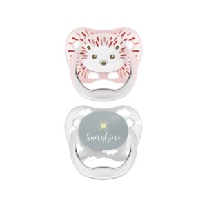 Set x2 Chupones PreVent de 0 a 6 meses – Erizo Rosado
