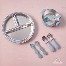 SET ALIMENTACION PARA BEBE ACERADO