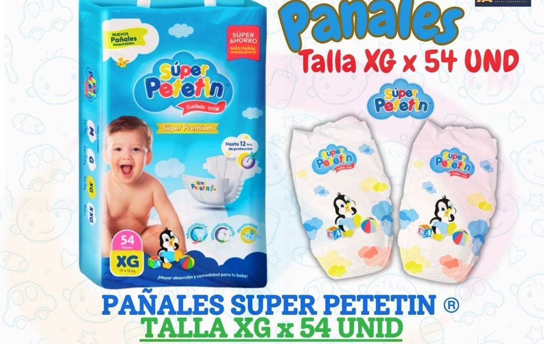 PAÑALES XG SUPER PETETIN