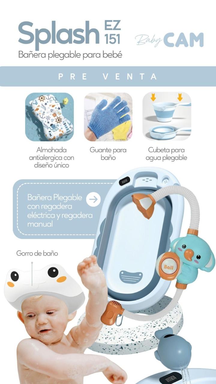 TINA PLEGABLE BABY CAM SPLASH
