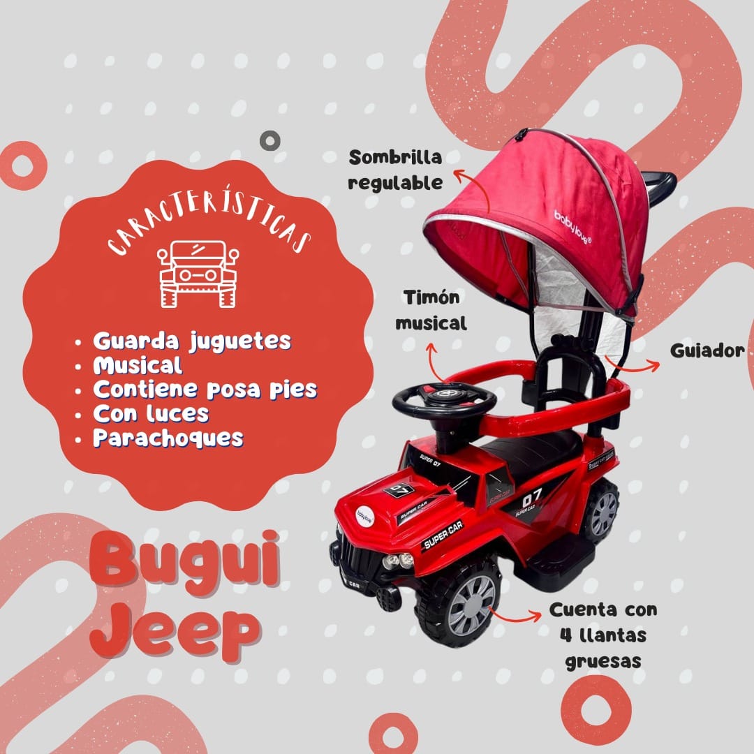 BUGUI JEEP SOMBRILLA