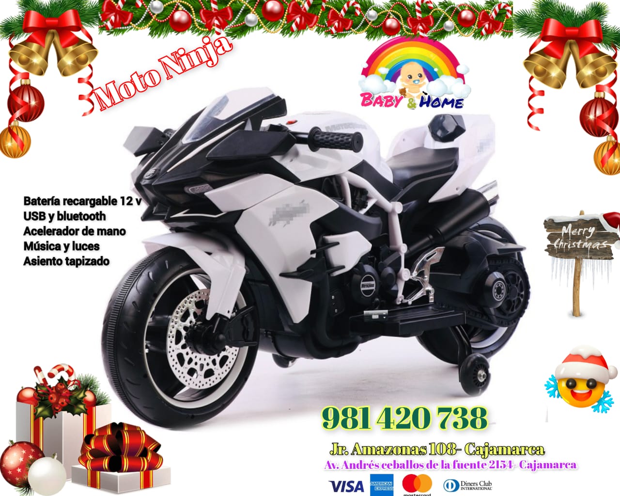 MOTO NINJA A BATERIA