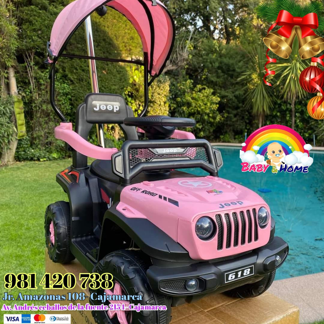 BUGUI JEEP MUSICAL USB- BATERIA