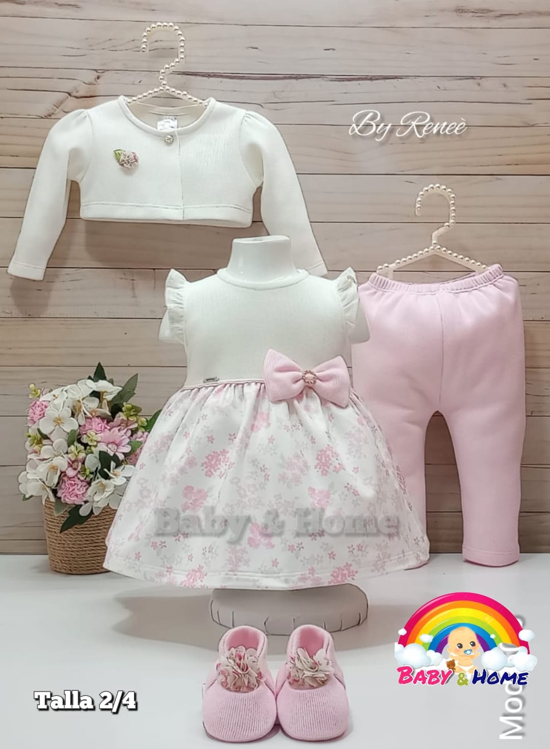 VESTIDO FLORES PUNTO INGLES T2-4