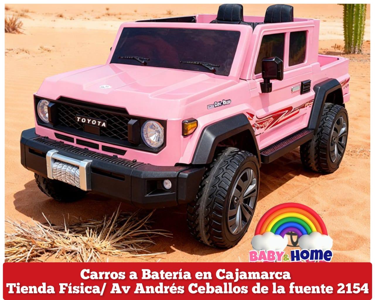 CARRO A BATERIACAMIONETA A CONTROL TOYOTA  DOS ASIENTOS