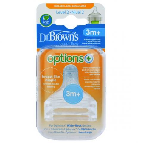 TETINAS DR BROWNS 3M BOCA ANCHA