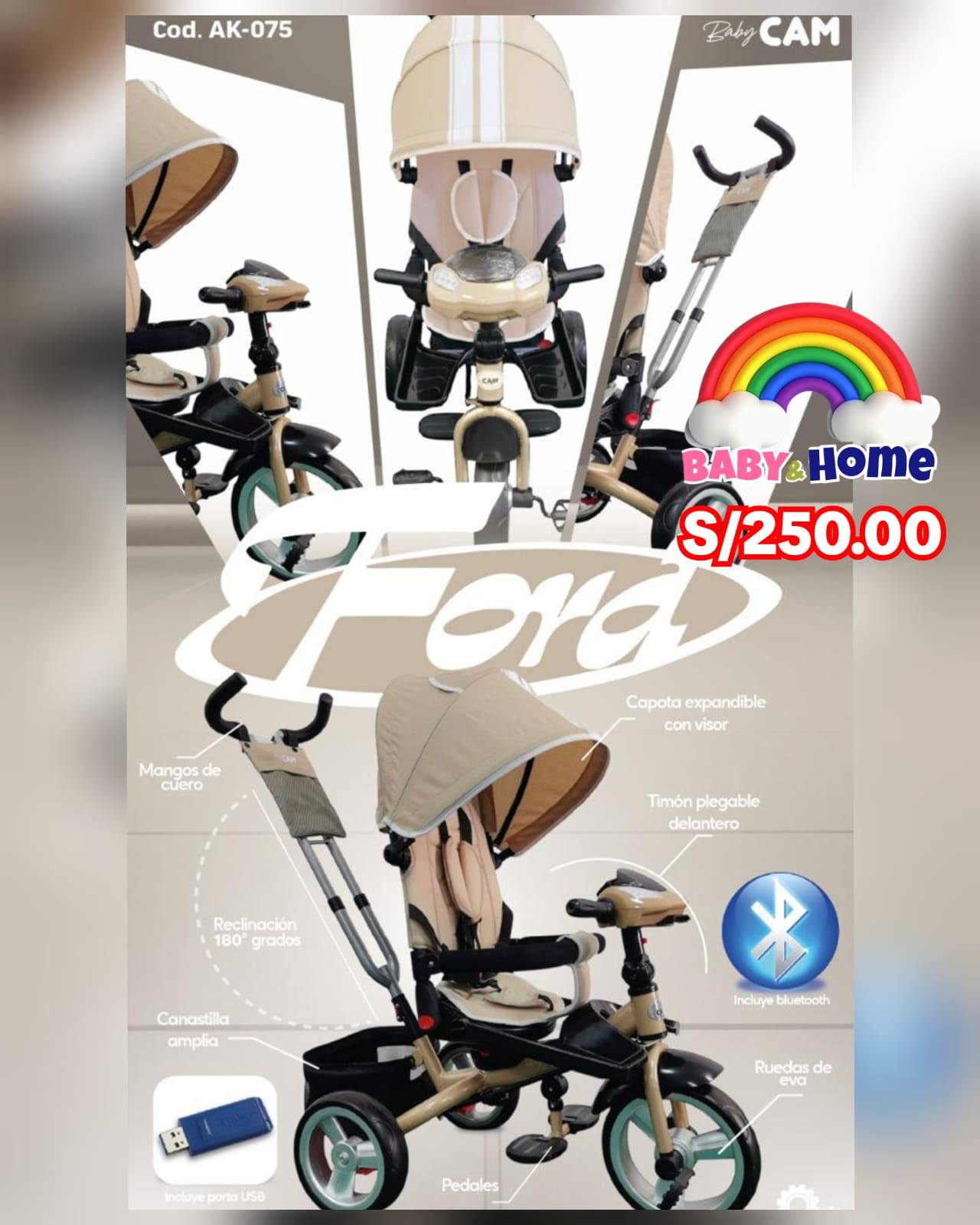 TRICICLO FORD EVOLUTIVO