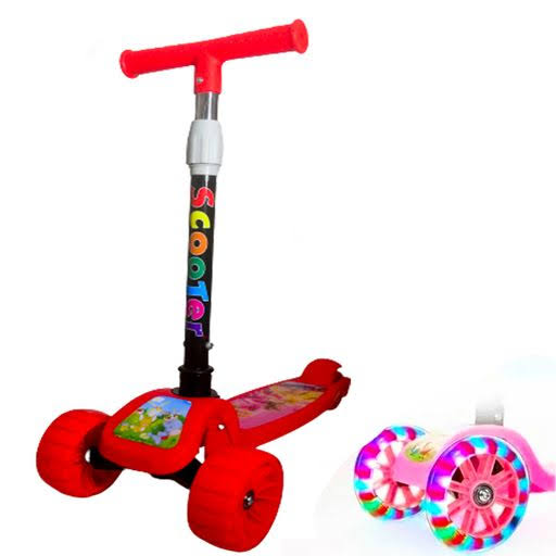 Scooter Plegable para Niños con Luces Led