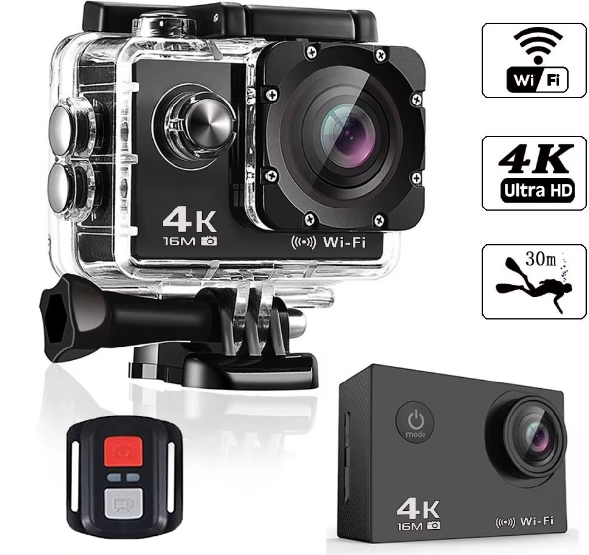 Cámara Deportiva Go Pro 4K