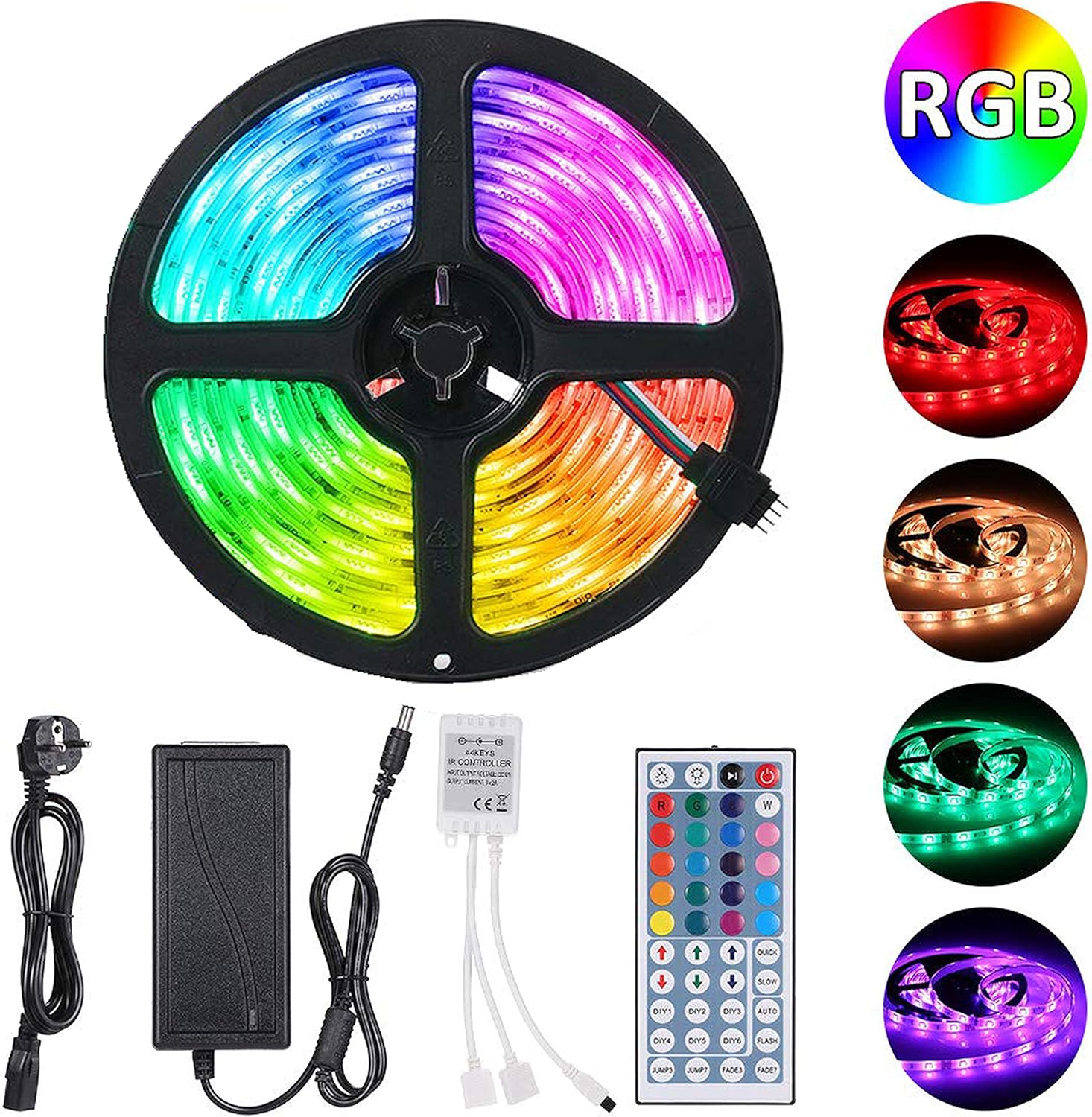 Luces Led 5M Ewtto RGB-5050