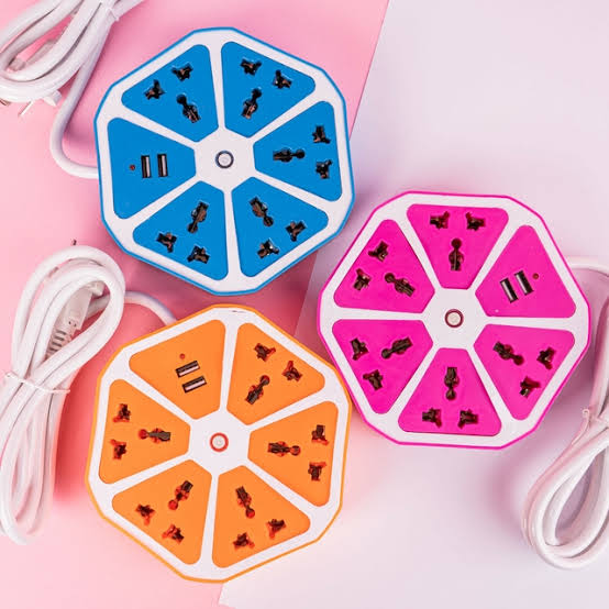 Extensión Hexagonal con Puertos USB