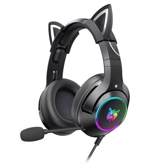Audífono Onikuma K9 Gamer Gatito Kawai 