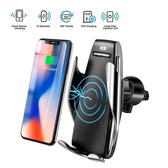 Holder de Carro con Carga Inalámbrica