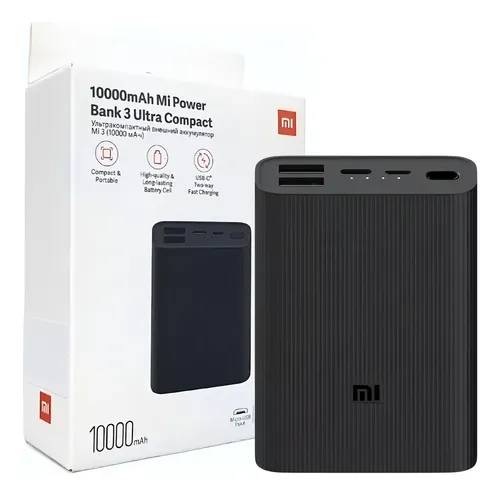 Power Bank Xiaomi Ultra Compact 10,000 mAh 