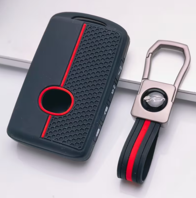Funda de silicona para llavero para Mazda