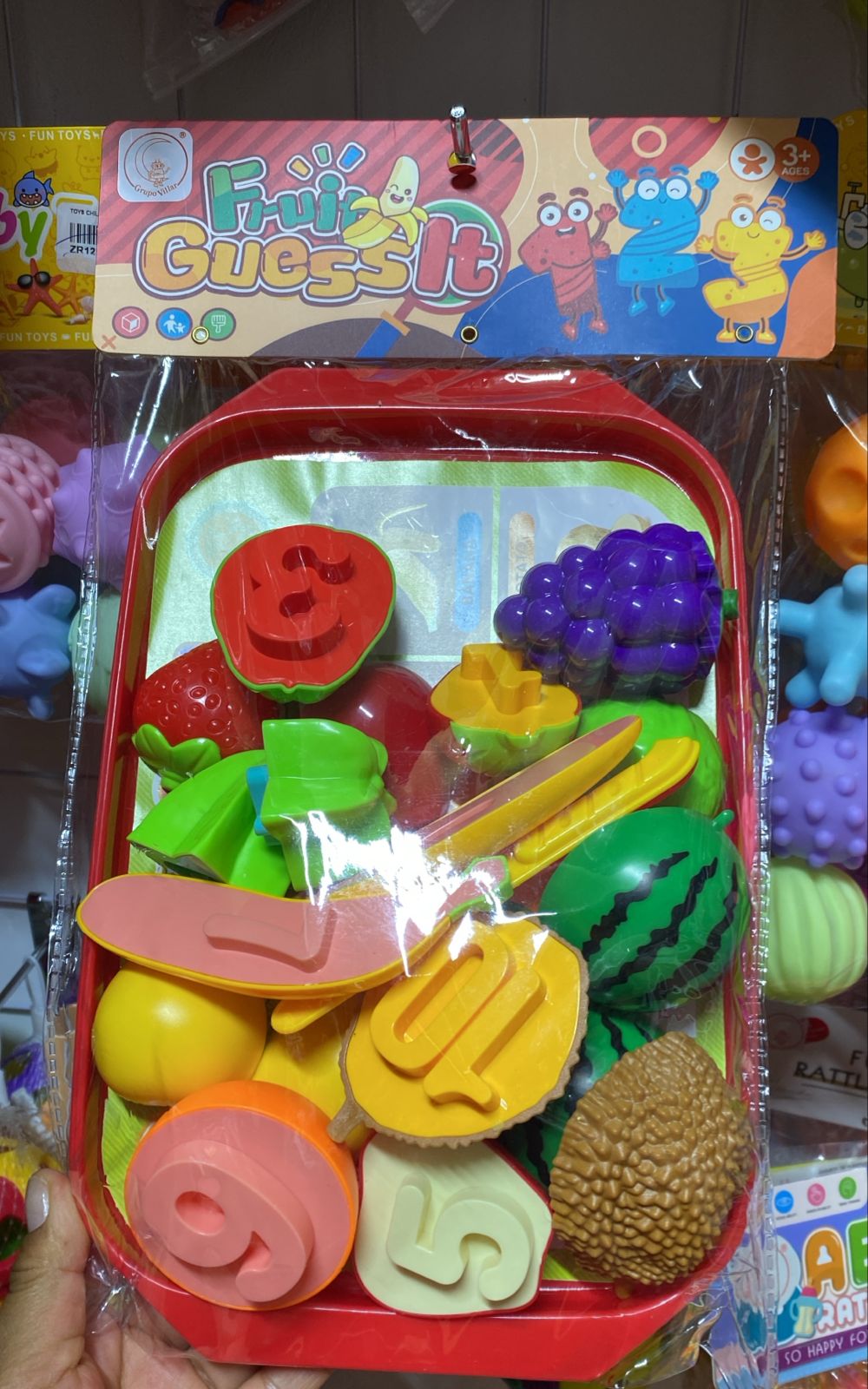 FRUTAS Y VERDURAS ENCAJE 
