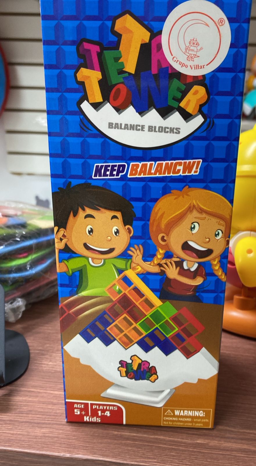 Juego de construcción y equilibrio