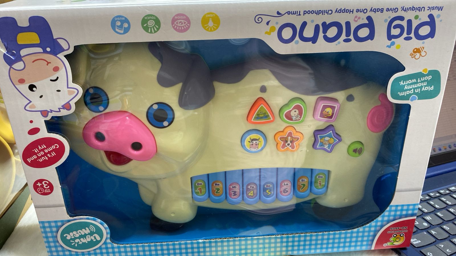 PIANO MUSICAL CERDITO 