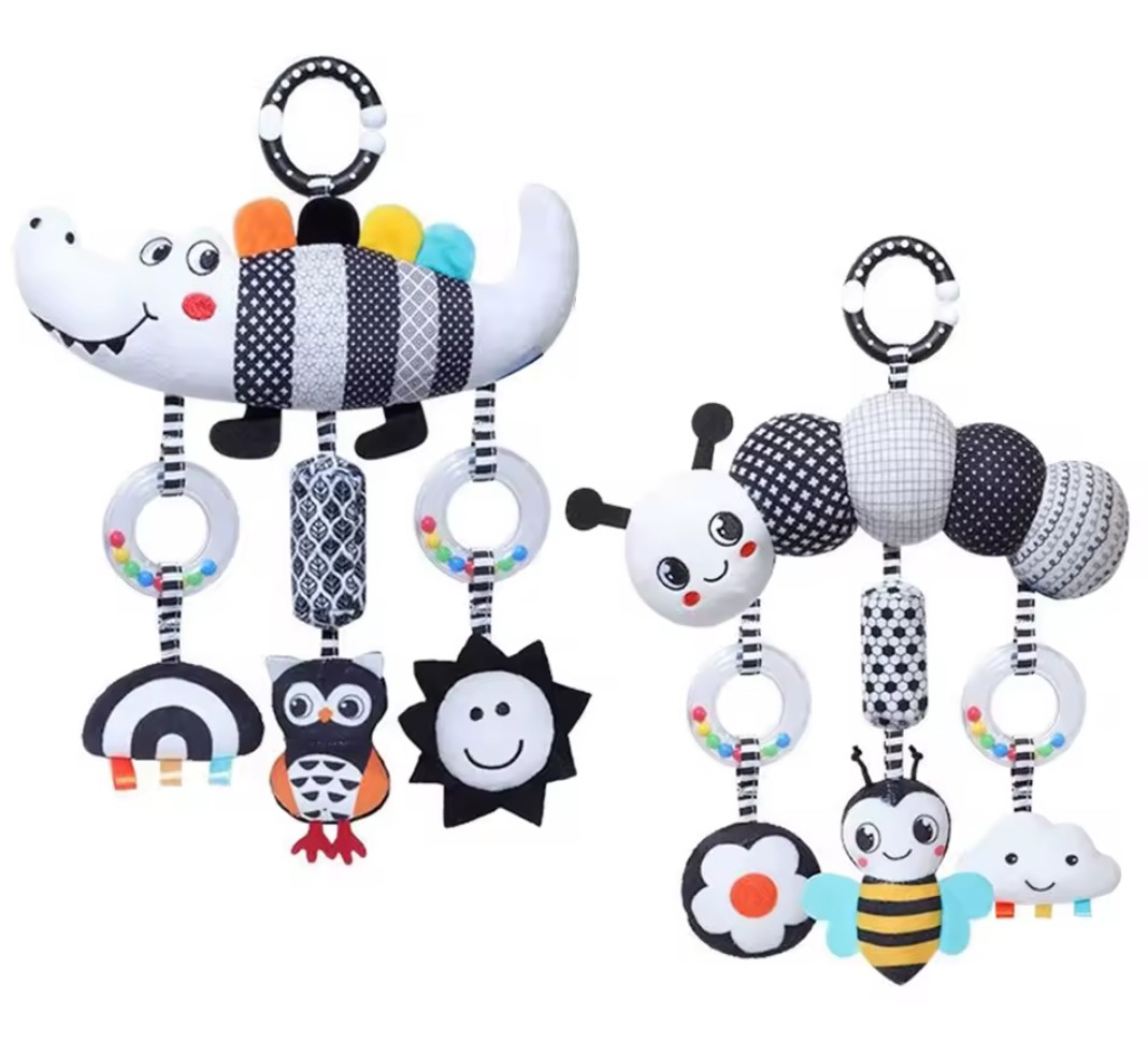 COLGANTE VIENTO BLANCO Y NEGRO