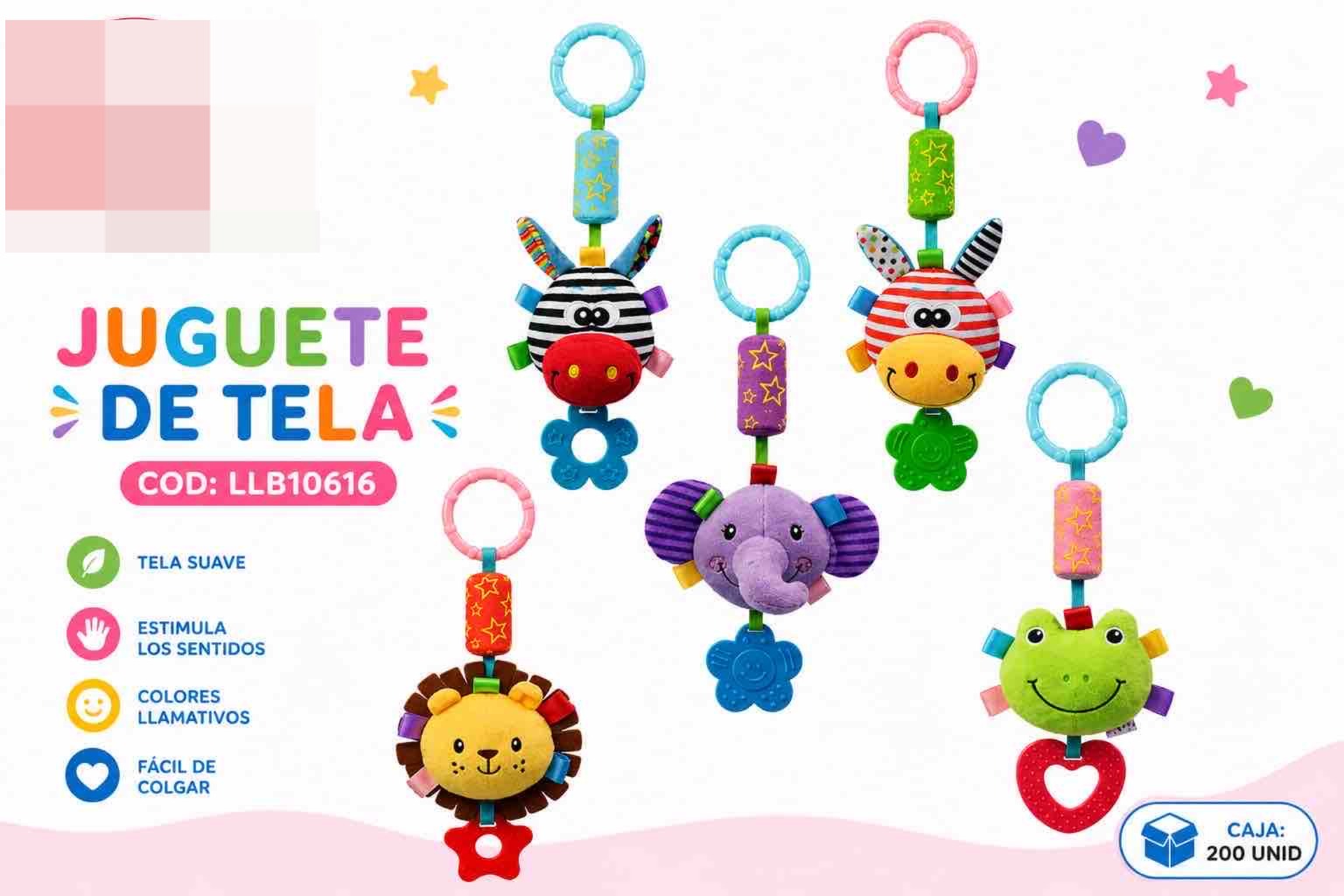 COLGANTES CON SONIDOS DE CASCABALE Y TEXTURAS 